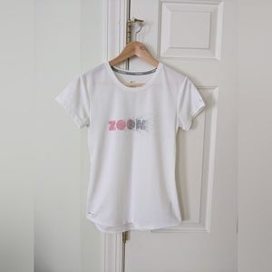 Nike women Dri-fit running white shirt